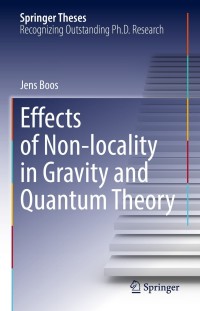 Titelbild: Effects of Non-locality in Gravity and Quantum Theory 9783030829094