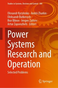 صورة الغلاف: Power Systems Research and Operation 9783030829254