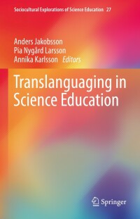 Imagen de portada: Translanguaging in Science Education 9783030829728