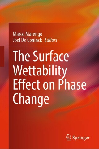 Cover image: The Surface Wettability Effect on Phase Change 9783030829919