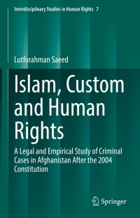 Cover image: Islam, Custom and Human Rights 9783030830854