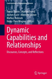 表紙画像: Dynamic Capabilities and Relationships 9783030831813