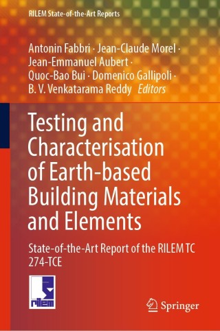 صورة الغلاف: Testing and Characterisation of Earth-based Building Materials and Elements 9783030832964