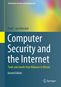 Titelbild: Computer Security and the Internet 2nd edition 9783030834104