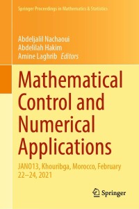 Imagen de portada: Mathematical Control and Numerical Applications 9783030834418