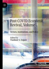 Cover image: Post-COVID Economic Revival, Volume I 9783030835606