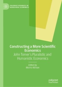 Imagen de portada: Constructing a More Scientific Economics 9783030839277