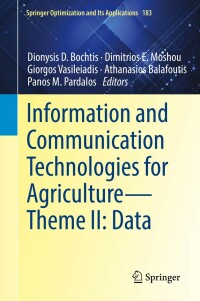 Titelbild: Information and Communication Technologies for Agriculture—Theme II: Data 9783030841478