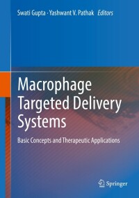 Cover image: Macrophage Targeted Delivery Systems 9783030841638