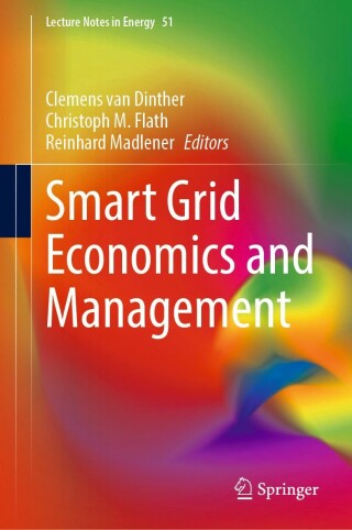 Cover image: Smart Grid Economics and Management 9783030842840
