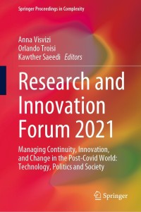 Cover image: Research and Innovation Forum 2021 9783030843106