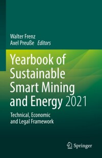 Cover image: Yearbook of Sustainable Smart Mining and Energy 2021 9783030843144
