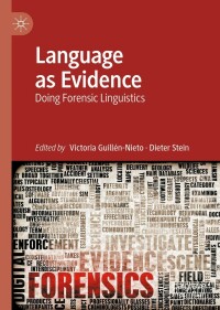 Cover image: Language as Evidence 9783030843298