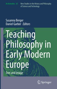 Cover image: Teaching Philosophy in Early Modern Europe 9783030846206