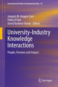 صورة الغلاف: University-Industry Knowledge Interactions 9783030846688