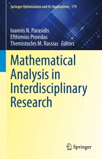 Cover image: Mathematical Analysis in Interdisciplinary Research 9783030847203