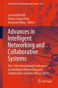 Cover image: Advances in Intelligent Networking and Collaborative Systems 9783030849092