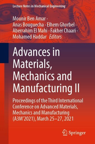 Imagen de portada: Advances in Materials, Mechanics and Manufacturing II 9783030849573
