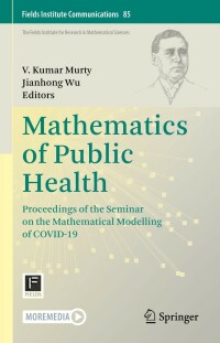 Cover image: Mathematics of Public Health 9783030850524