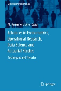 Imagen de portada: Advances in Econometrics, Operational Research, Data Science and Actuarial Studies 9783030852535