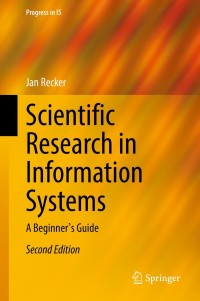 Cover image: Scientific Research in Information Systems 2nd edition 9783030854355