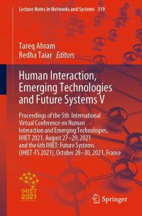 Immagine di copertina: Human Interaction, Emerging Technologies and Future Systems V 9783030855390