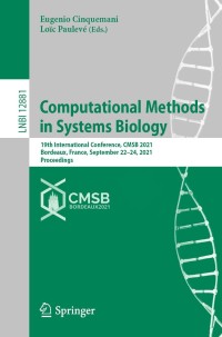 Immagine di copertina: Computational Methods in Systems Biology 9783030856328