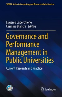 Cover image: Governance and Performance Management in Public Universities 9783030856977