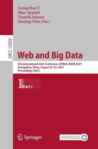 Cover image: Web and Big Data 9783030858957