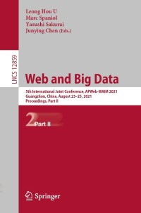 Cover image: Web and Big Data 9783030858988