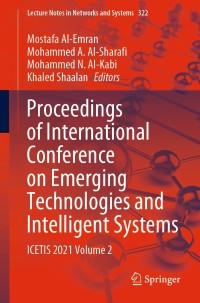 Cover image: Proceedings of International Conference on Emerging Technologies and Intelligent Systems 9783030859893
