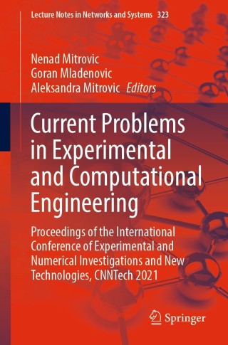 Omslagafbeelding: Current Problems in Experimental and Computational Engineering 9783030860080
