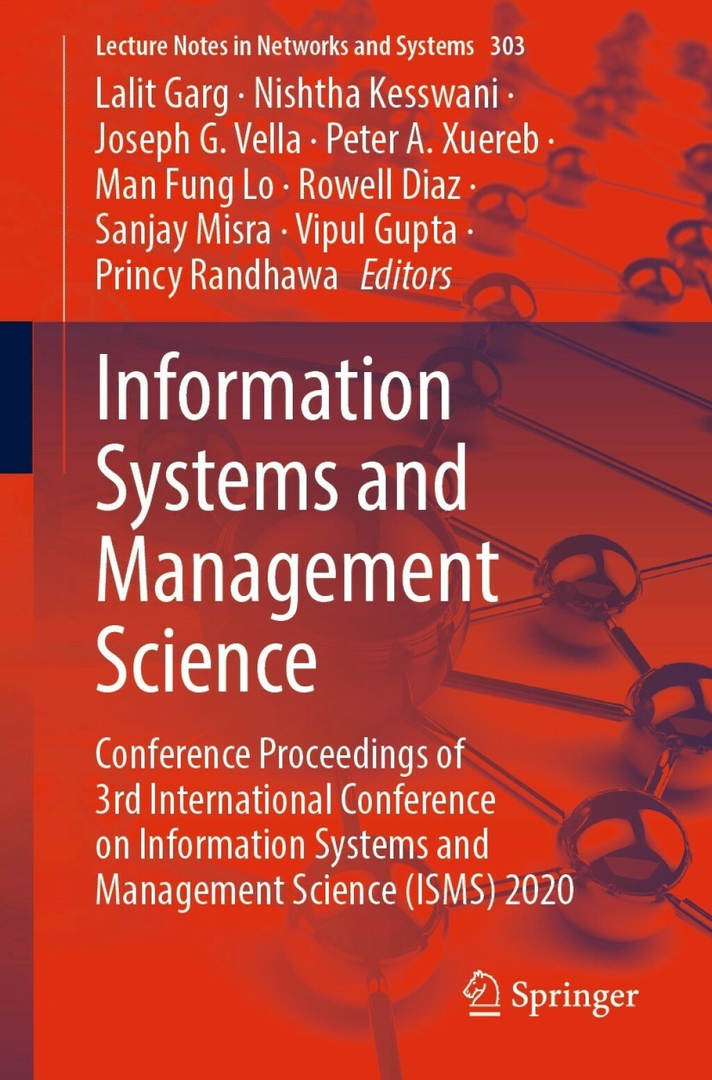 Information Systems and Management Science Conference Proceedings of 3rd International Conference on Information Systems and Management Science (ISMS) 2020