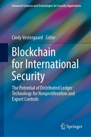 Cover image: Blockchain for International Security 9783030862398