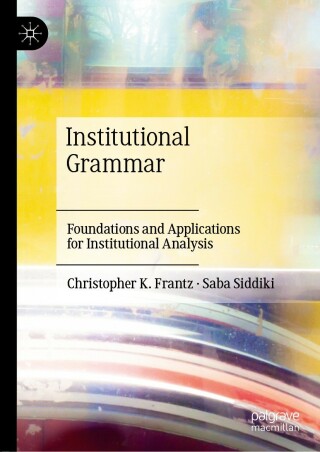 Cover image: Institutional Grammar 9783030863715