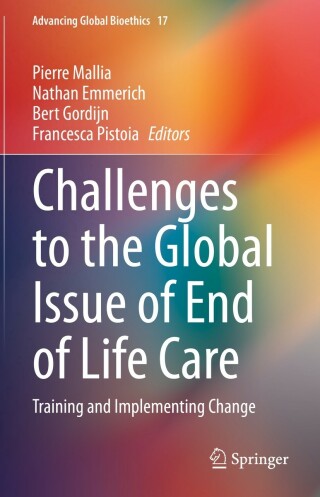 Cover image: Challenges to the Global Issue of End of Life Care 9783030863852