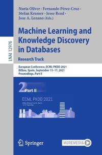 Cover image: Machine Learning and Knowledge Discovery in Databases. Research Track 9783030865191