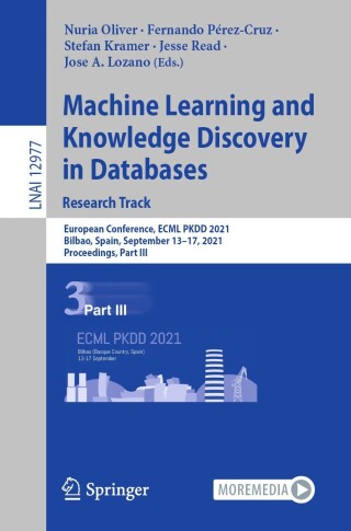 Cover image: Machine Learning and Knowledge Discovery in Databases. Research Track 9783030865221