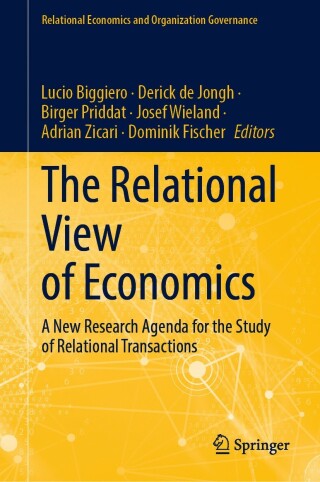 Titelbild: The Relational View of Economics 9783030865252