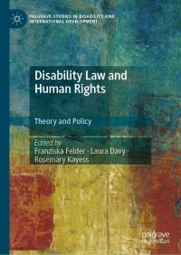 Cover image: Disability Law and Human Rights 9783030865443