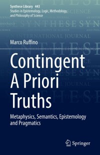 Cover image: Contingent A Priori Truths 9783030866211