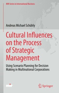 Cover image: Cultural Influences on the Process of Strategic Management 9783030866594