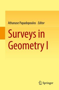 Cover image: Surveys in Geometry I 9783030866945