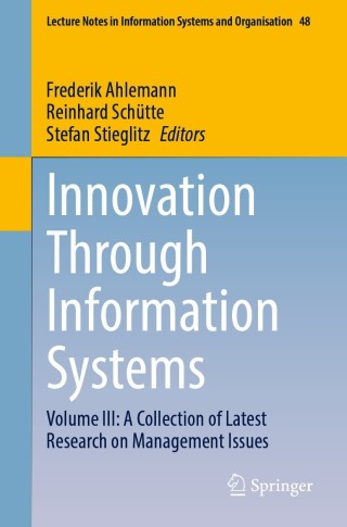 Imagen de portada: Innovation Through Information Systems 9783030867997