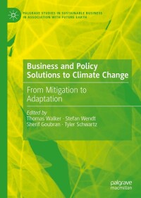 Cover image: Business and Policy Solutions to Climate Change 9783030868024