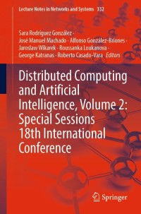 Imagen de portada: Distributed Computing and Artificial Intelligence, Volume 2: Special Sessions 18th International Conference 9783030868864