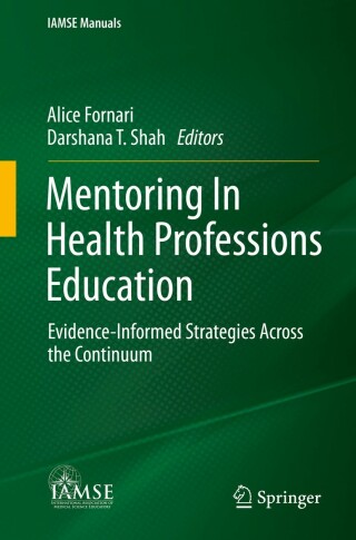 Cover image: Mentoring In Health Professions Education 9783030869342