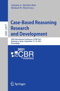 Cover image: Case-Based Reasoning Research and Development 9783030869564