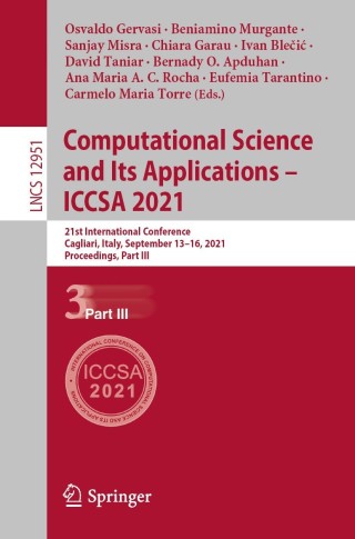 Titelbild: Computational Science and Its Applications – ICCSA 2021 9783030869694