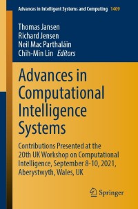 Cover image: Advances in Computational Intelligence Systems 9783030870935